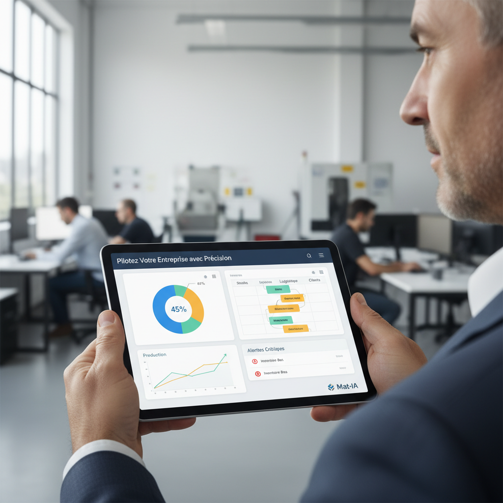 Pilotez Votre Entreprise avec Précision : L'Application Sur Mesure par Mat-IA