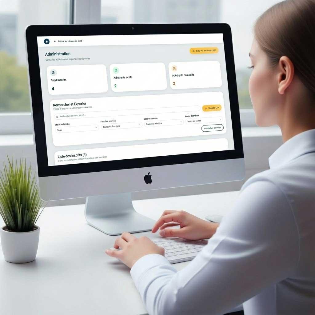 Plateforme d'adhésion